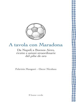 cover image of A tavola con Maradona